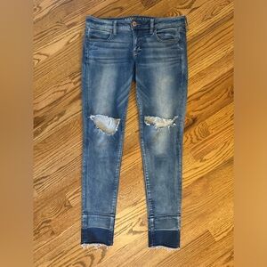 American Eagle low rise jeggings size 10